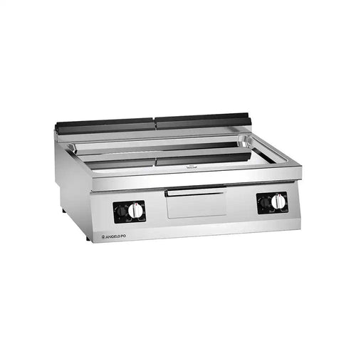 Angelo Po 1S0FT7G Gas Griddle Smooth Compound Plate, Gas power 14 kW, 80 X 72 X 25 cm