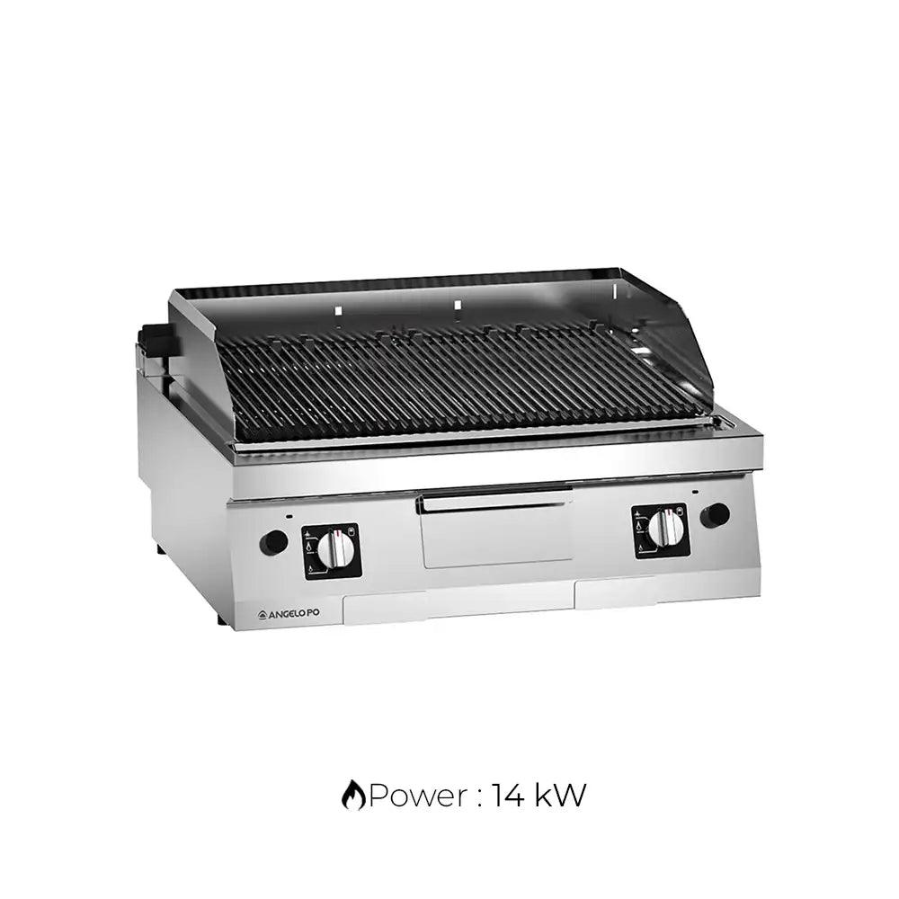 Angelo Po 1S0GRG Gas Chargrill, Gas power 14 kW, 80 X 72 X 25 cm - HorecaStore