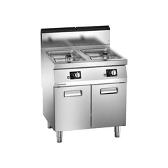 Angelo Po 1S1FR4G2 Wells Gas Fryer, Container Capacity 16+16 Liter, Gas power 33 kW, 80 X 72 X 90 cm