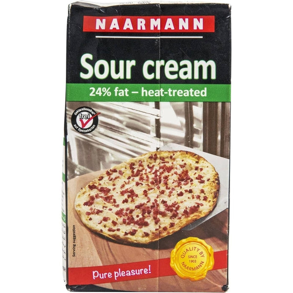 NAARMAN Sour Cream with 24% fat, 1ltr x 12 Pcs