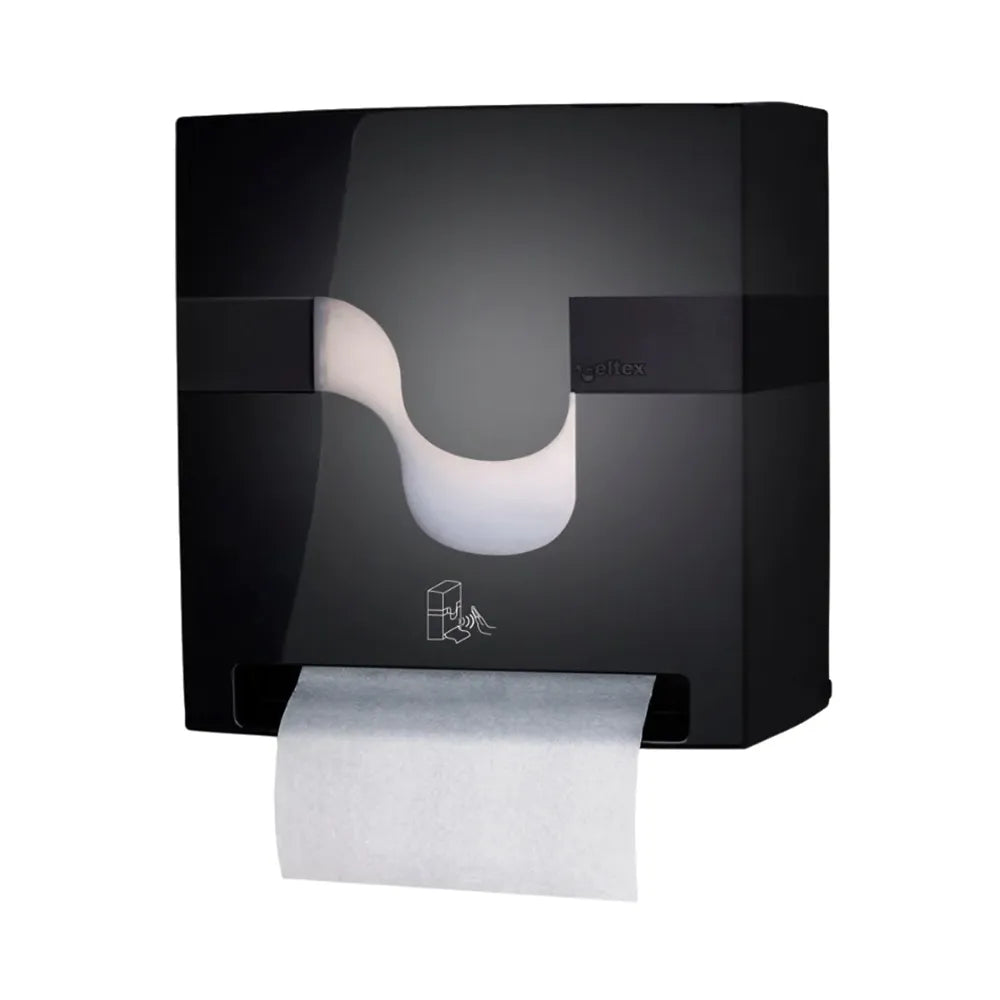 THS CX95420 Black Automatic Sensor Controlled Hand Towel Dispenser