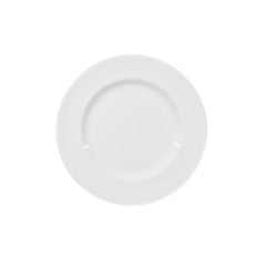 Furtino England Delta 20.5cm/8" White Porcelain Flat Plate