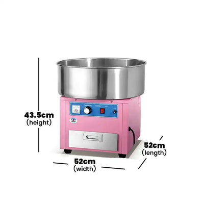 THS ZY-MJ500 Electric Candy floss Machine, Motor 80W Heating 950W - HorecaStore