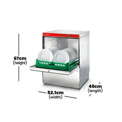 Comenda RB45-1 Red Line Electric Under Counter Dish Washer, Power 230V 50Hz 1-phase - HorecaStore