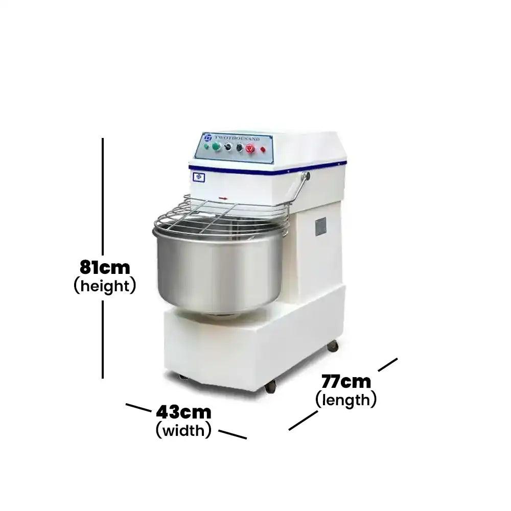 capinox dh 30g dough mixer stainless steel bowl 77 x 43 x 81 cm bowl cap 30 liters flour cap 12 kg