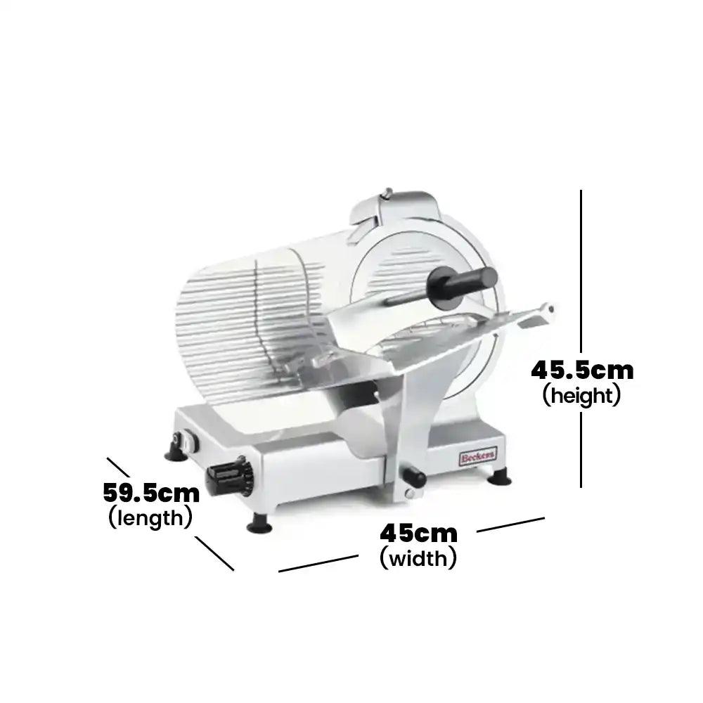 Beckers BKL 300 Electric Meat Slicing Machine, Power 230 W - HorecaStore