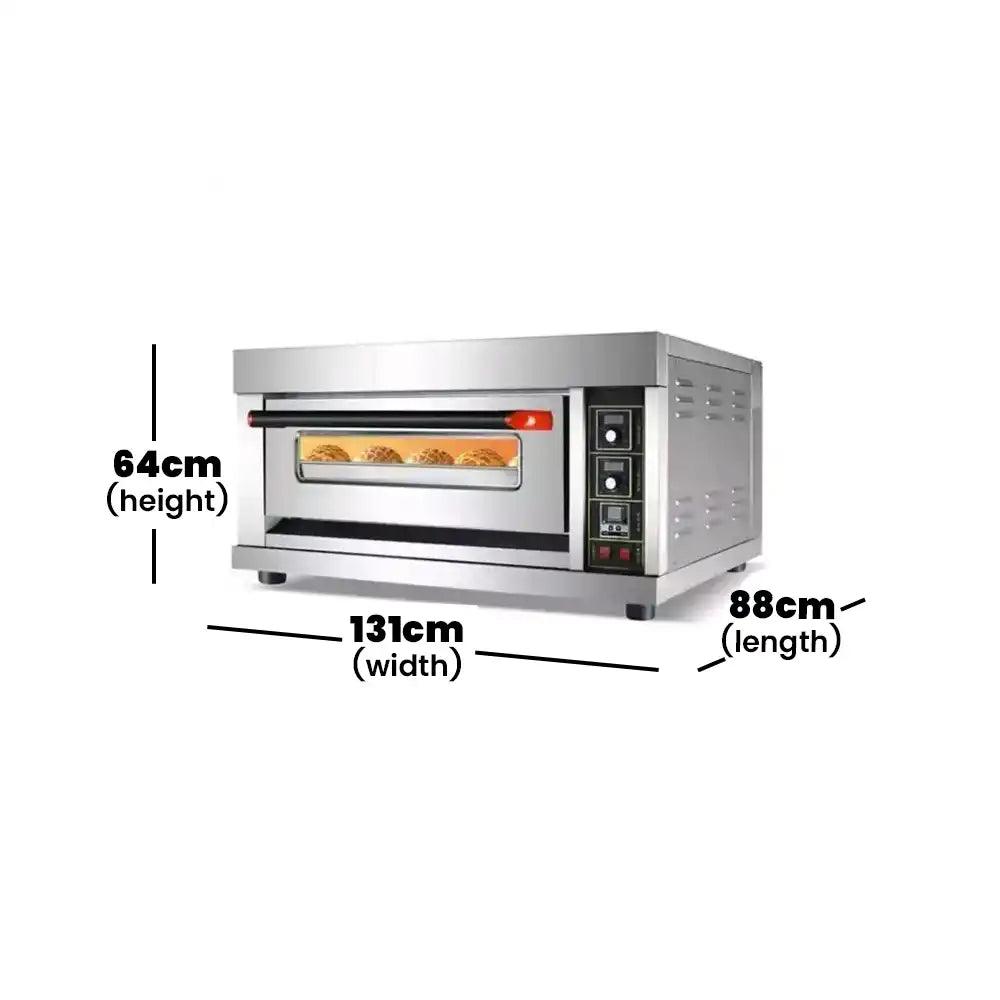 capinox edo 12 l single deck electric oven stainless steel 131 x 88 x 64 cm capacity 1 layer 2 trays