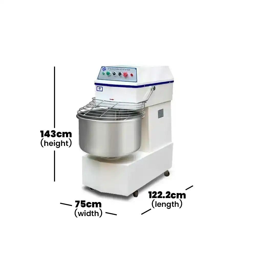 capinox dh 130 dough mixer stainless steel bowl 122 2 x 75 x 143 cm bowl cap 130 liters max kneading cap 50 kg