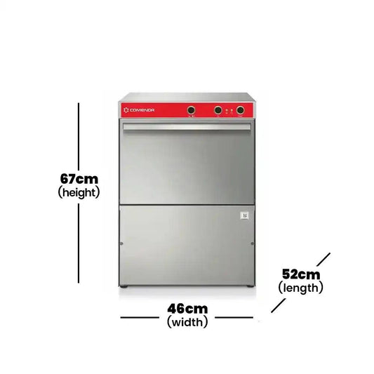 Comenda RB34 Electric Under Counter Glass Washer, Power 230V 50Hz 1-phase - HorecaStore