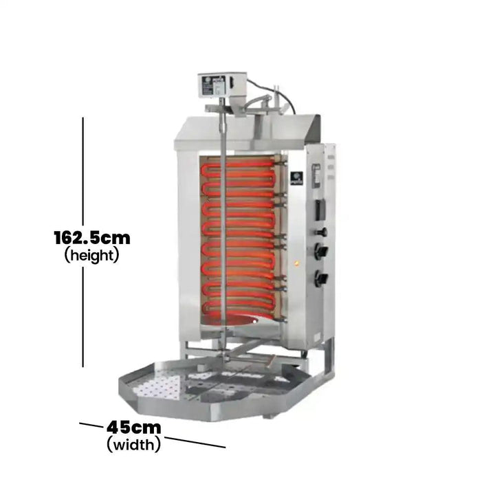 Potis E2 S Electric Shawarma Machine 30 KG 6.0 kW, 45 x 50 cm   HorecaStore