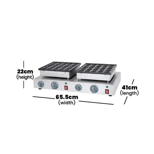 THS FY-2240 Electric 900W Small Pancake Machine Cast Iron Plates - HorecaStore