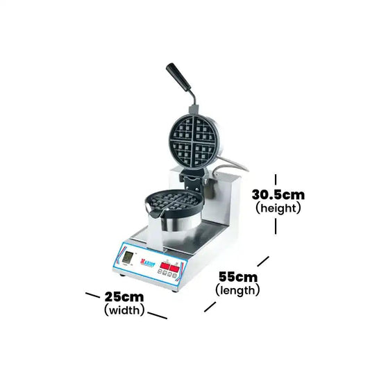 ths rwf 01cm coffee bean waffle maker 1 5 kw 25 x 56 x 31 cm