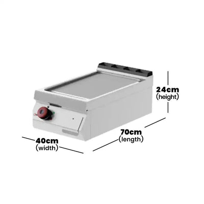 Desco FTE71TA Electric Grill Single Plate 5.4 kW   HorecaStore