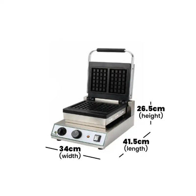 ths wf 01s4 single head waffle baker kw 26 5 x 41 5 x 34 cm