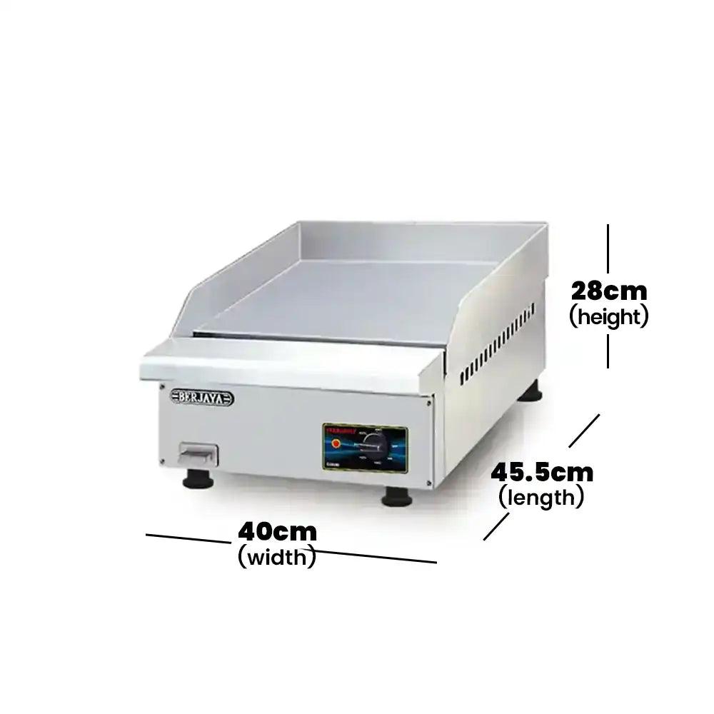 Berjaya EG3000 Electric 3000W Table Top Griddle 1-Phase, 60 X 45.5 X 28 cm - HorecaStore