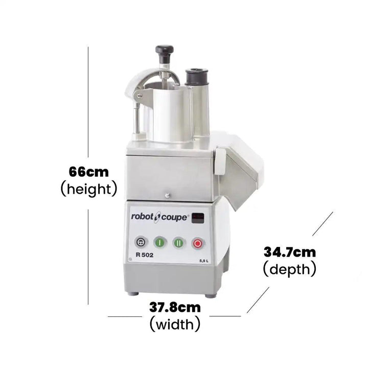 Robot Coupe Table-Top Food Processor R502 With 8 Disc Collection - HorecaStore