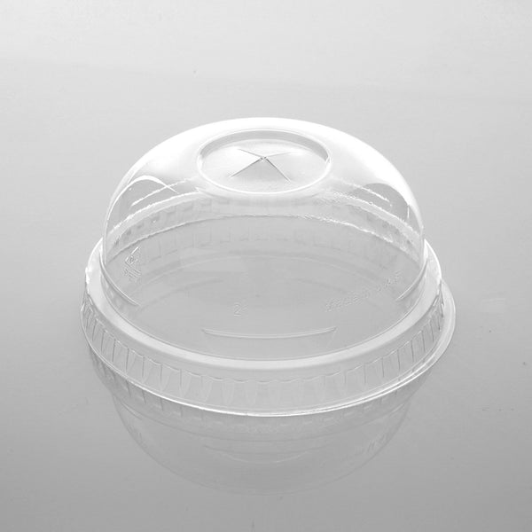 hotpack dome lid with hole for pet juice cup 355 473 591 710 ml 9 8 cm 1000 pcs