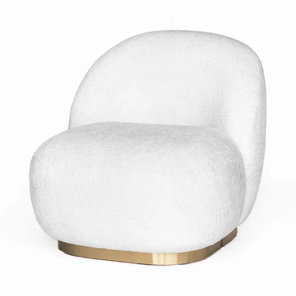 Defure Armless Side Chair White 78 x 85 x 70 cm - HorecaStore