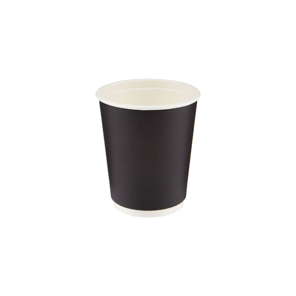 hotpack black double wall paper cup 237 ml 500 pcs