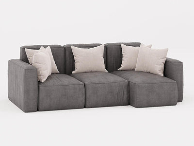 Defure 3-Seater L-Shape Sofa Bed 250 x 130 x 100 cm - HorecaStore