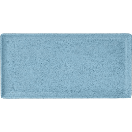 Dinewell 12"X6"/30CL*15CL Melamine Rectangle Platter Blue Speckle