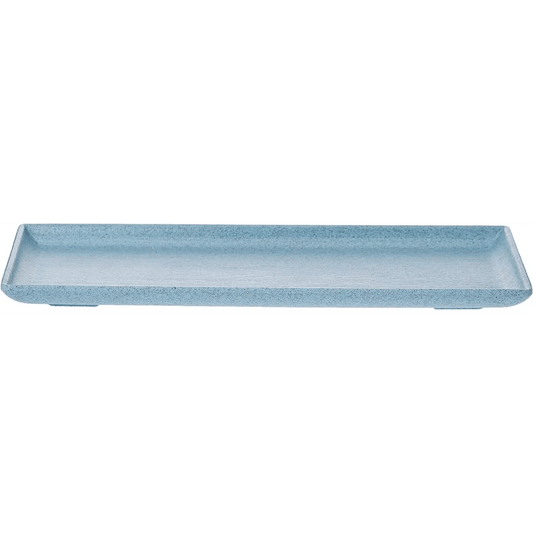 Dinewell 12"X6"/30CL*15CL Melamine Rectangle Platter Blue Speckle