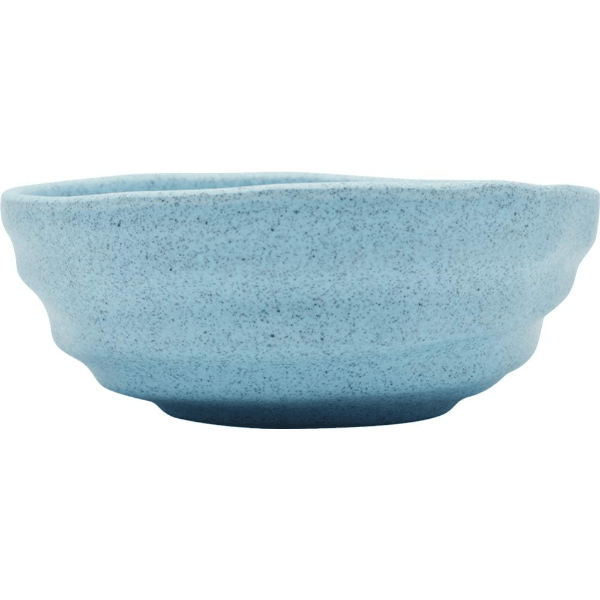 Dinewell 6.5"/16.5CM Melamine Round Serving Bowl Blue Speckle 6/Case