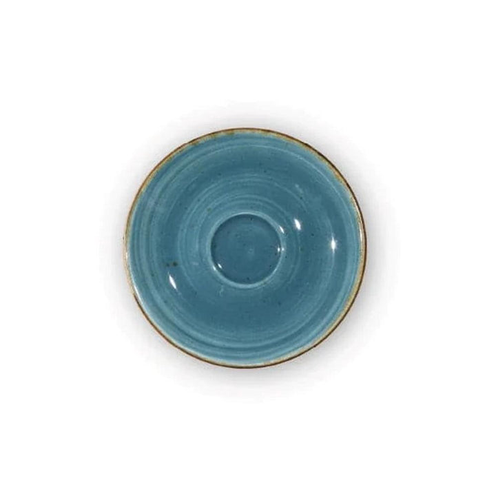 Furtino England Exotic 5"/13cm Blue Porcelain Expresso Saucer - HorecaStore