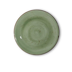 Furtino England Exotic 12"/30cm Green Porcelain Coupe Plate