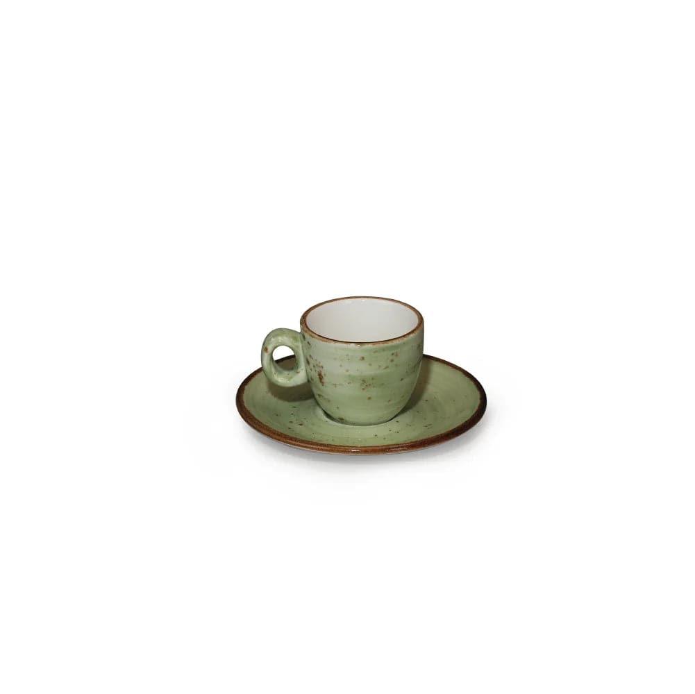 Furtino England Exotic 8cl/3oz Green Porcelain Expresso Cup - HorecaStore