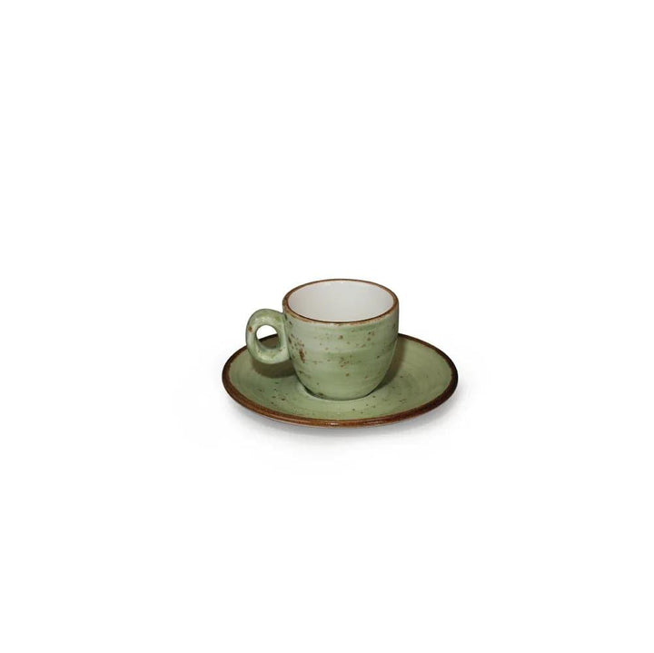 Furtino England Exotic 8cl/3oz Green Porcelain Expresso Cup - HorecaStore