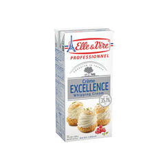 Elle & Vire Excellence UHT Whipping Cream 35.1 % Fat, 12 x 1 L