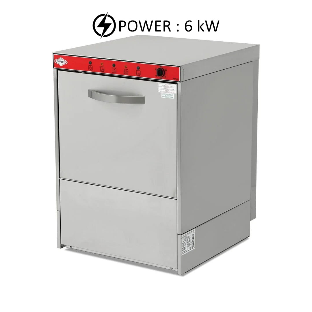 Empero Undercounter Dishwasher, 6 kW, 59 x 70 x 82 cm