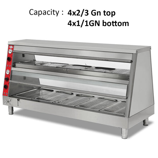 Empero Heated Display Unit, 4 kW, 150 x 69.1 x 93.2 cm