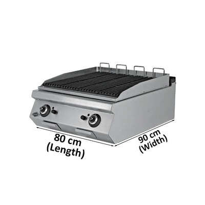 Empero Gas Vapor Grill, 17.2 kW, 80 x 90 x 85 cm