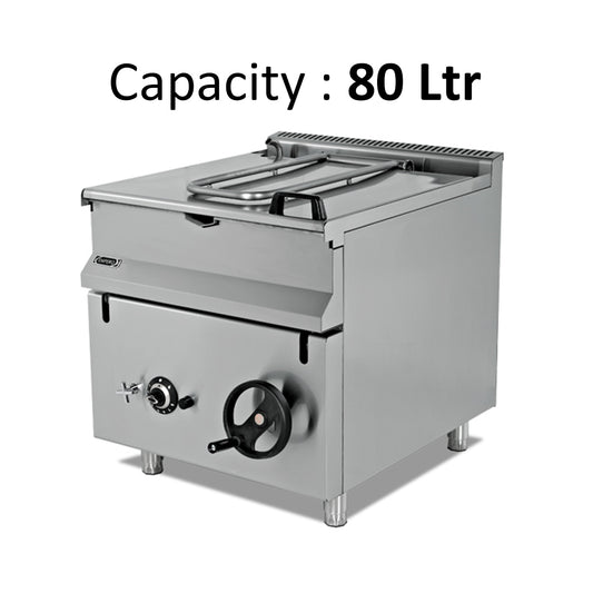 Empero Tilting Pan, 80 L, 21 kW, 80 x 90 x 85 cm