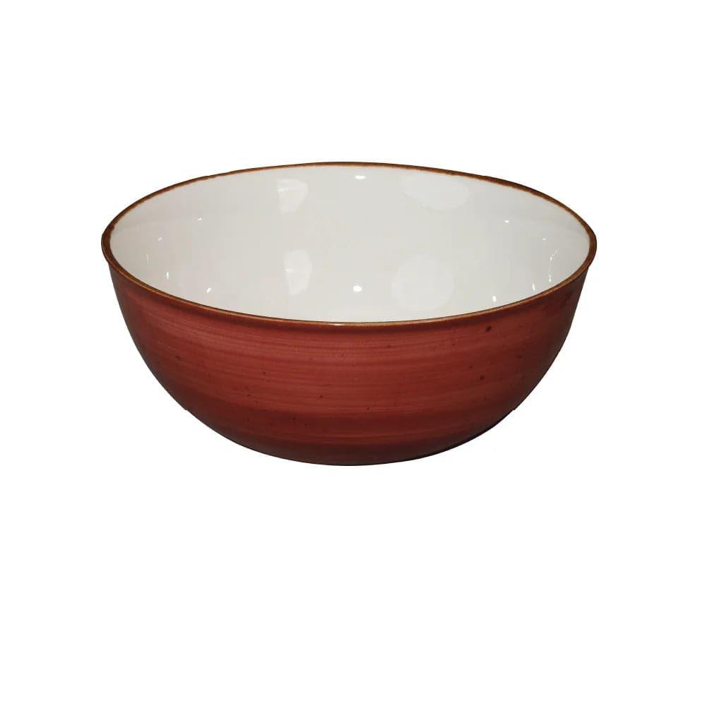 Furtino England Exotic 6"/16cm Red Porcelain Bowl - HorecaStore