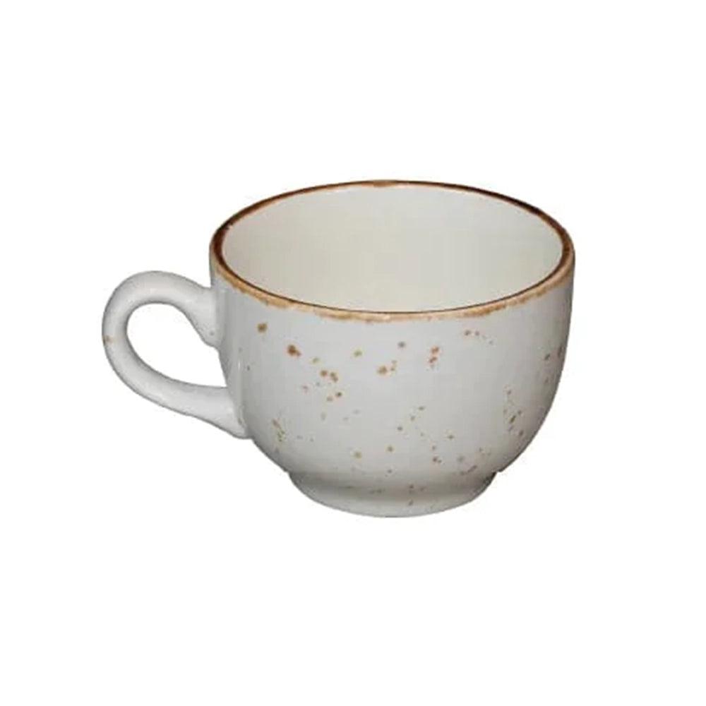 Furtino England Exotic 23cl/8oz White Porcelain Tea Cup - HorecaStore