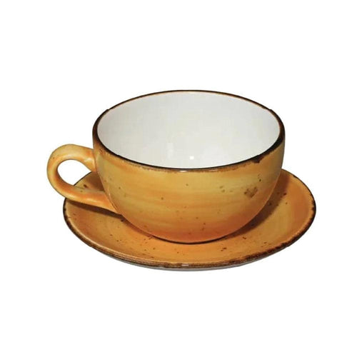 Furtino England Exotic 11oz/32cl Porcelain Cappucino Cup Yellow