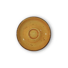 Furtino England Exotic 5"/13cm Porcelain Espresso Saucer Yellow