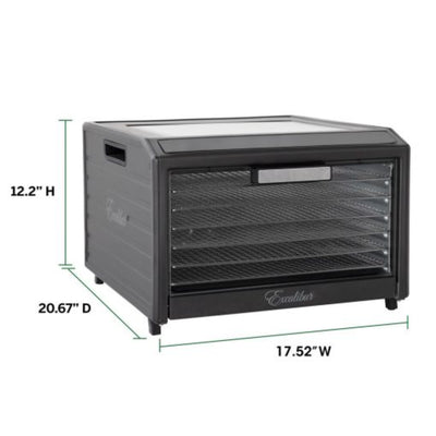 THS MEX10329 Excalibur 6 Tray Food Dehydrator, 53×44.50×31 cm