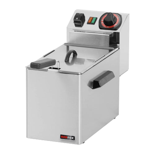 RM Gastro Electric Fryer Single Basket, 5 L, 3 kW, 33 x 45 x 22 cm