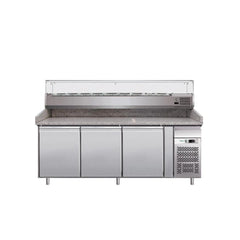 Forcar G-PZ3600TN Three Door Pizza Counter Chiller 580 Liter 260W