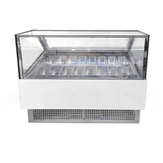 Lava Inox GICV1200-H12 Ice Cream Display Freezer, 450 W, 120 x 115 x 135 cm