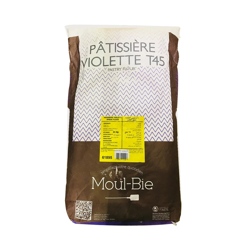 Moul-Bie Flour T45 Violette For Pastry, 25 kg