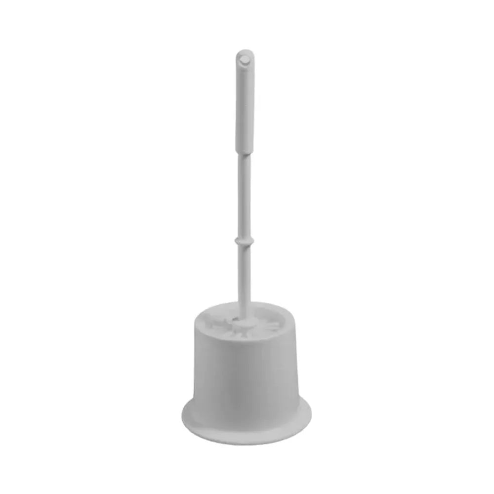 THS HB660 White Toilet Brush Set With Caddy