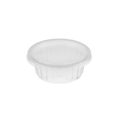 Hotpack Clear PP Corrugated PIastic Bowl Base, 500 mI, 1000 PCs