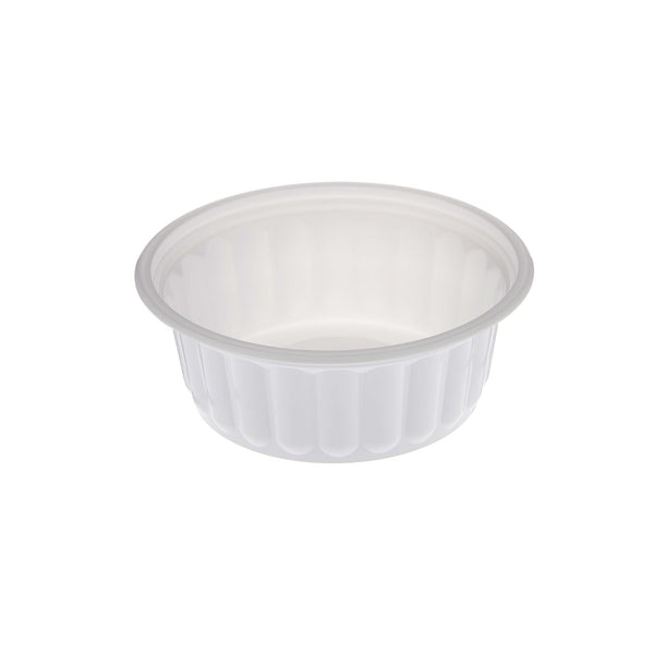 hotpack white pp corrugated plastic bowl base 500 mi 1000 pcs