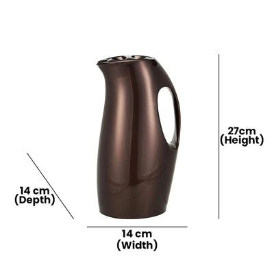 HELIOS HL561-188 FLASK CIENTO METALLIC CAPPUCCINO, 1 ltr. CAPACITY