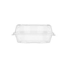 Hotpack Clear Square PET Container, Small, 17.85 x 18.05 x 7.45 cm, 500 PCs